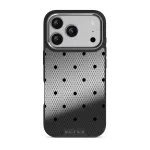 Provocation - iPhone 17 Pro Case, Elite Mirror Dark (MagSafe) / Silver