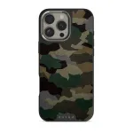 Tropical Green Camo - iPhone 16 Pro Max Case, Elite Dark (MagSafe) / Silver