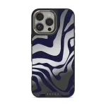 Vigilant - iPhone 16 Pro Case, Elite Mirror Dark (MagSafe) / Silver