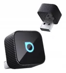 &bdquo;Ottocast Mini Cube T2&ldquo; traadita autolaadija, millel on Bluetooth, Wi-Fi, CarPlay ja Android Auto