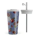 Afternoon Tea - Travel Mug, 500 ml / Flap & Straw Set