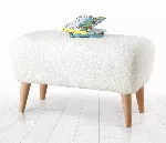 Pouf Hanah Home Moouv, valge, 61 x 33 x 32