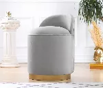 Pouf Hanah Home Dover, helehall, 50 x 45 x 70