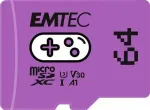"CARD Emtec m64GB UHS-I U3 V30 A1 Gaming Purple"