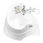 Potty & Music - ZEBRA - WHITE
