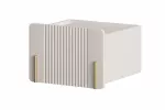 Wall Mounted Night Stand Malmi - Cashmere / Gold