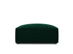 Velvet Pouf, "Siena", 1 Seat, 93x93x40 Made in Europe