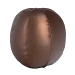 RODEO BALL CUSHION SMALL METALLIC WARM BROWN