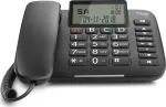 Gigaset DL380 lauatelefon, must