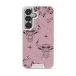 Taurus - Samsung Galaxy S25 Case, Elite Light (Magnetic) / Silver / Pink