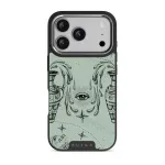 Aquarius - iPhone 17 Pro Case, Elite Dark (MagSafe) / Silver / Turquoise