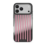 Strawberry Jam - iPhone 17 Pro Max Case, Elite Mirror Dark (MagSafe) / Silver