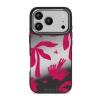 Siesta - iPhone 17 Pro Case, Elite Mirror Dark (MagSafe) / Silver