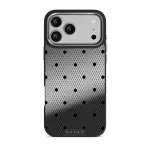 Provocation - iPhone 17 Pro Max Case, Elite Mirror Dark (MagSafe) / Silver