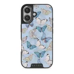 Give Me Butterflies - iPhone 16 Plus Case, Elite Dark (MagSafe) / Silver