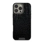 Reaper's Touch - Snakeskin iPhone 16 Pro Case, Elite Dark (MagSafe) / Silver