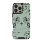 Aries - iPhone 16 Pro Case, Elite Dark (MagSafe) / Silver / Turquoise