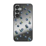 Blueberry Muffin - Samsung Galaxy S25 Plus Case, Elite Mirror Dark (Magnetic) / Silver