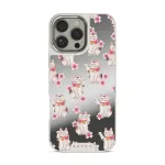 Maneki Neko - iPhone 16 Pro Case, Elite Mirror Light (MagSafe) / Silver