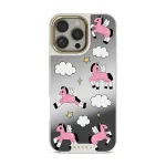 Cloud Hopping - iPhone 16 Pro Max Case, Elite Mirror Light (MagSafe) / Gold