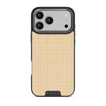 Linen - iPhone 17 Pro Max Case, Elite Dark (MagSafe) / Silver