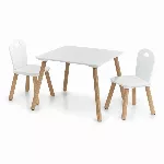 Lastetoa m&ouml;&ouml;blikomplekt ZELLER SCANDI, pruun/valge