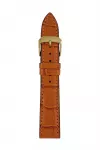 Zeppelin leather strap, brown, 18 mm
