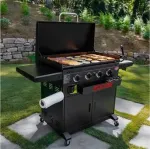 Char-Griller Flat Iron Premium parilagrilli, 4 poltintas