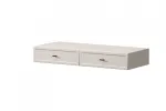 Wall Mounted Console Lorini - Cashmere / Black Handles T-bar