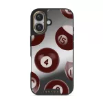 Cue - iPhone 16 Case, Elite Mirror Dark (MagSafe) / Gold