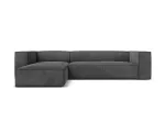 Left Corner Sofa, "Turin", 5 Seats, 290x173x68 Made in Europe