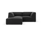 Leather Imitation Modular Left Corner Sofa, "Siena", 3 Seats, 186x180x69 Made in Europe