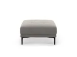 Velvet Pouf, "Lazio", 1 Seat, 85x85x46 Made in Europe