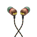 Marley Wired Earbuds | Smile Jamaica | Built-in microphone | USB Type-C | Rasta