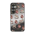 Rocking Around - Samsung Galaxy S25 Case, Elite Mirror Dark (Magnetic) / Gold