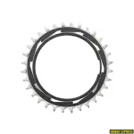 SRAM T-TYPE 32T Powermeter Threaded 0 mm Offset Eagle esiratas (koos varutappi ja kruviga) &ndash; must/h&otilde;bedane XXSL D1