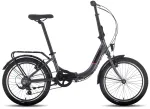 Jalgratas &bdquo;Tabou Fold ECO&ldquo;, antratsiit- ja punane