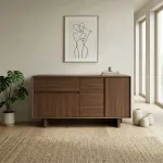 Konsool, Hanah Home, Milano Walnut, 146 x 76 x 45