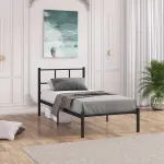 &Uuml;heinimesevoodi, Hanah Home, must, 90 x 190