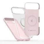 Silikoonist MagSafe iPhone Air roosa p&auml;rl
