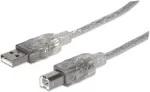 USB-A &ndash; USB-B, 5 m, h&otilde;bedane (345408)