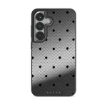 Provocation - Samsung Galaxy S25 Case, Elite Mirror Dark (Magnetic) / Silver