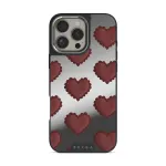 Loveholic - iPhone 16 Pro Max Case, Elite Mirror Dark (MagSafe) / Silver