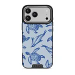 Aquatic Dance - iPhone 17 Pro Max Case, Elite Dark (MagSafe) / Silver