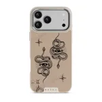 Gemini - iPhone 17 Pro Max Case, Elite Light (MagSafe) / Silver / Beige