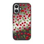 Afternoon Treat - Cherry iPhone 17 Case, Elite Mirror Dark (MagSafe) / Silver