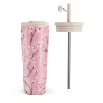Sakura - Travel Mug, 700 ml / Flap & Straw Set