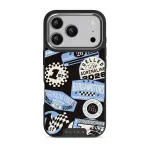 Finish Line - iPhone 17 Pro Case, Elite Dark (MagSafe) / Silver