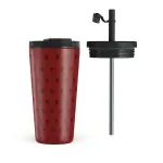 Red Velvet - Travel Mug, 500 ml / Flap & Straw Set