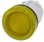 Siemens Indicator light head 22mm yellow (3SU1001-6AA30-0AA0)